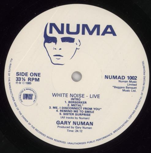 Gary Numan White Noise - EX 2-LP vinyl record set (Double LP Album) UK NUM2LWH860426