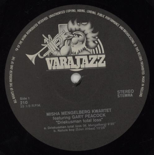 Gary Peacock Driekusman Total Loss vinyl LP album (LP record) Dutch GZ1LPDR851641