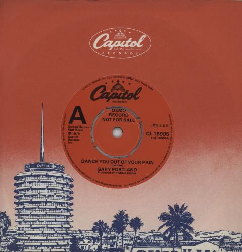 Gary Portland Dance You Out Of Your Pain 7" vinyl single (7 inch record / 45) UK 1AY07DA750532