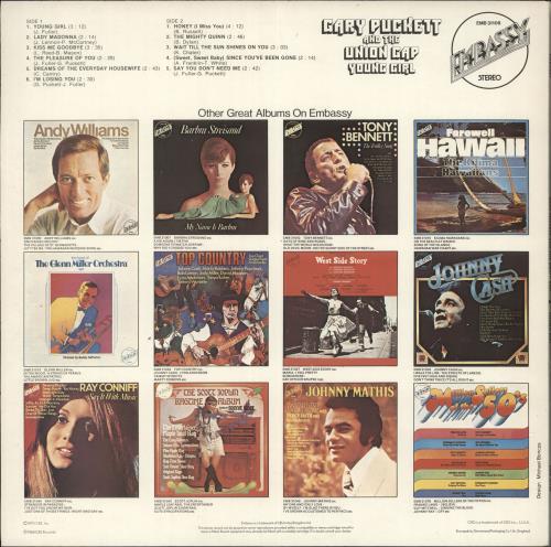 Gary Puckett Young Girl vinyl LP album (LP record) UK GPULPYO731247