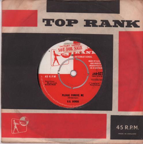 Gary U.S. Bonds New Orleans - Factory Sample 7" vinyl single (7 inch record / 45) UK GUB07NE647698