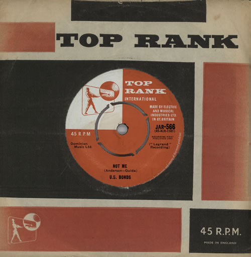 Gary U.S. Bonds Not Me 7" vinyl single (7 inch record / 45) UK GUB07NO571343