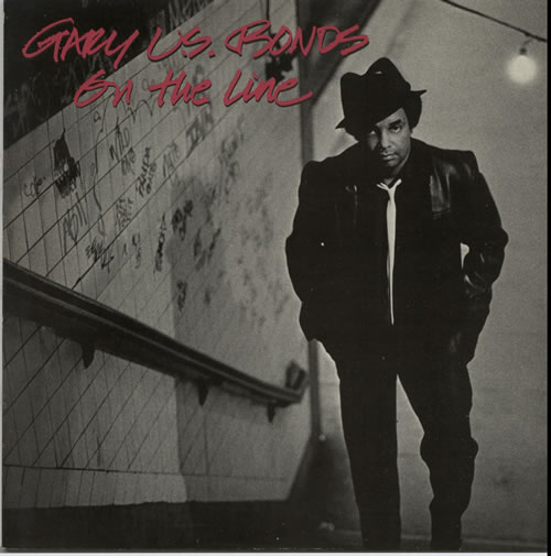 Gary U.S. Bonds On The Line vinyl LP album (LP record) Dutch GUBLPON628231