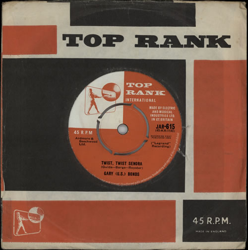Gary U.S. Bonds Twist, Twist Senora 7" vinyl single (7 inch record / 45) UK GUB07TW571235