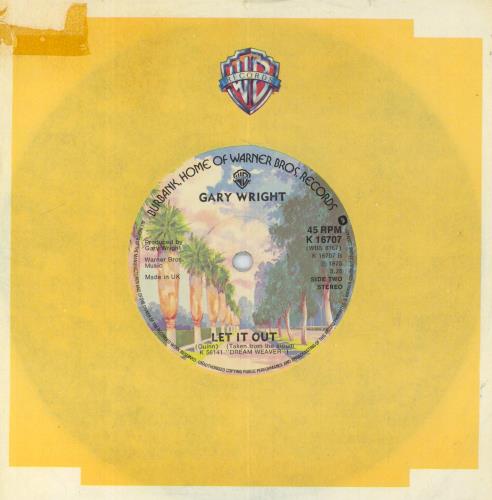 Gary Wright Dream Weaver 7" vinyl single (7 inch record / 45) UK GRW07DR781750
