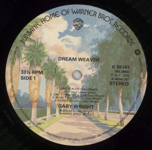 Gary Wright The Dream Weaver vinyl LP album (LP record) UK GRWLPTH417075