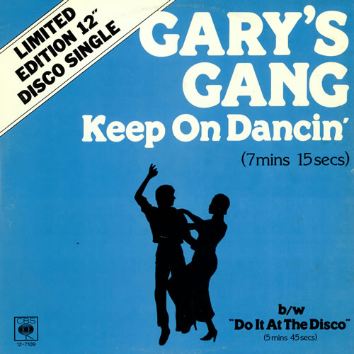 Gary's Gang Keep On Dancin' 12" vinyl single (12 inch record / Maxi-single) UK GG-12KE458445