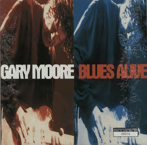 Gary Moore Blues Alive - Numbered vinyl LP album (LP record) UK MOOLPBL588668