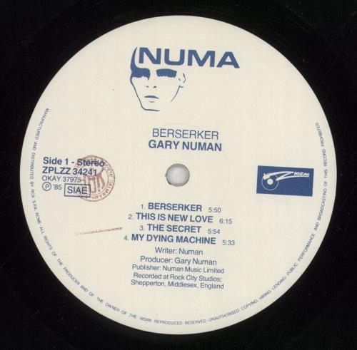 Gary Numan - Berserker (Vinyle Neuf) main image 1