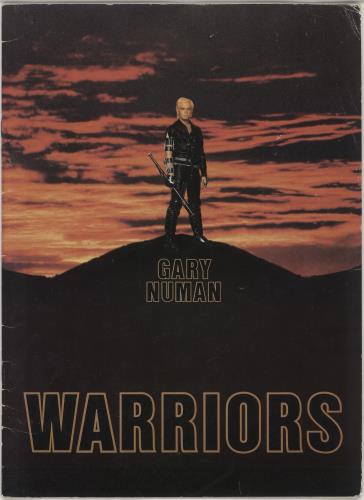 Gary Numan Warriors 1983 + Ticket Stubs tour programme UK NUMTRWA749342