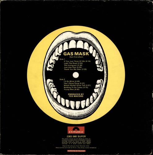 Gas Mask Their First Album vinyl LP album (LP record) UK QX7LPTH702645