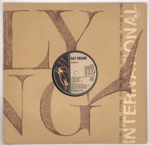 Gat Decor Passion - Die-cut P/s 12" vinyl single (12 inch record / Maxi-single) Italian QD612PA739145