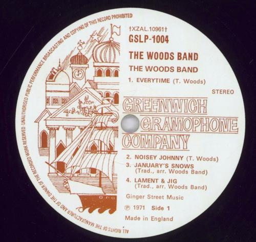Gay & Terry Woods The Woods Band vinyl LP album (LP record) UK 3WILPTH832122