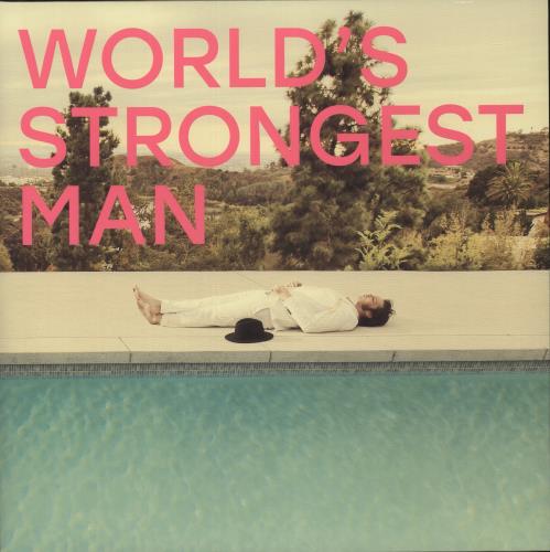Gaz Coombes World's Strongest Man - Mint Green Vinyl - Autographed Print vinyl LP album (LP record) UK IF-LPWO875452