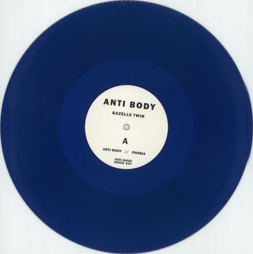Gazelle Twin Anti Body - Blue Vinyl 12" vinyl single (12 inch record / Maxi-single) UK H3-12AN865590