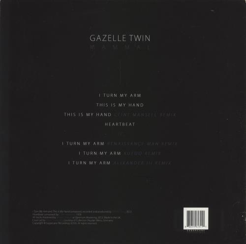 Gazelle Twin Mammal 12" vinyl single (12 inch record / Maxi-single) UK H3-12MA865421
