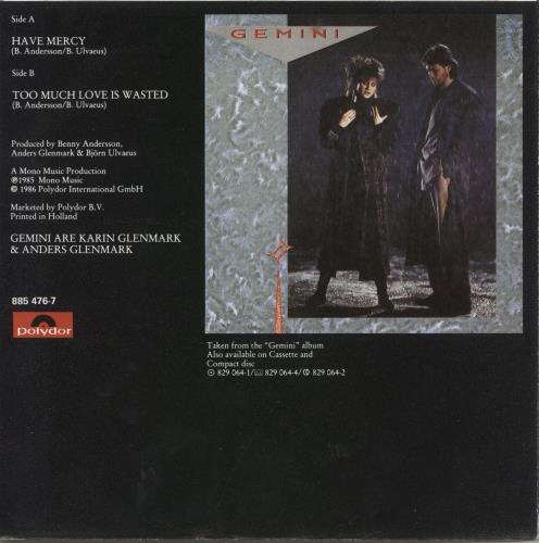 Gemini Have Mercy 7" vinyl single (7 inch record / 45) Dutch GEM07HA864344