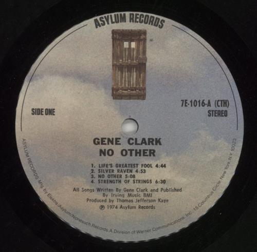 Gene Clark No Other vinyl LP album (LP record) US GNELPNO316038