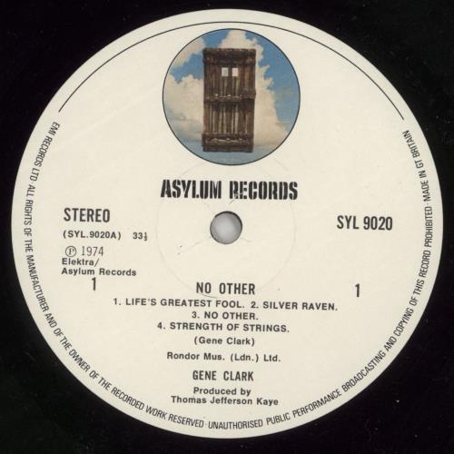 Gene Clark No Other vinyl LP album (LP record) UK GNELPNO342518