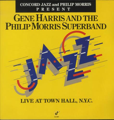 Gene Harris Live At Town Hall, N.Y.C. vinyl LP album (LP record) German GEHLPLI403118