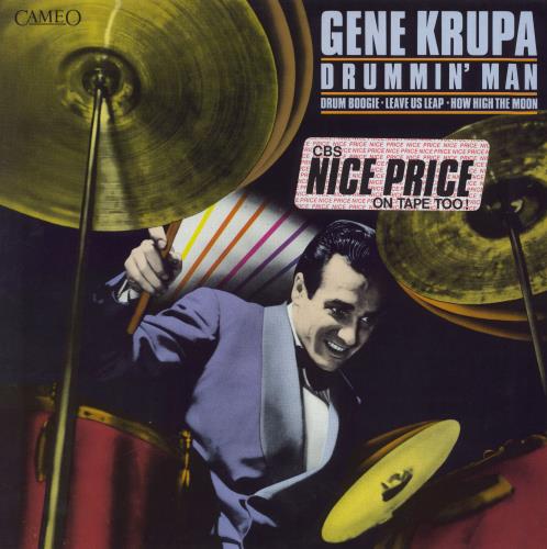 Gene Krupa Drummin' Man vinyl LP album (LP record) UK GEKLPDR548136
