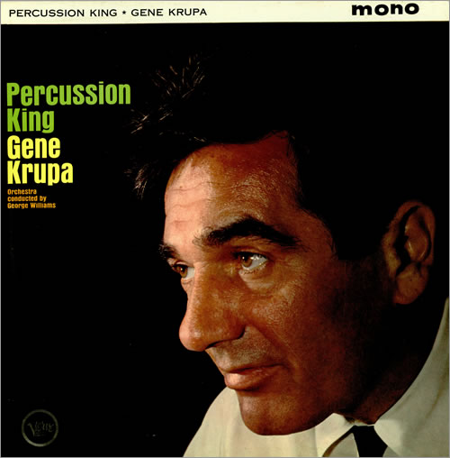 Gene Krupa Percussion King - Factory Sample vinyl LP album (LP record) UK GEKLPPE457111