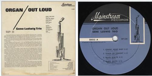 Gene Ludwig Organ Out Loud vinyl LP album (LP record) US GL3LPOR361267