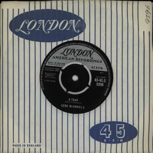 Gene McDaniels A Tear 7" vinyl single (7 inch record / 45) UK GN407AT572058