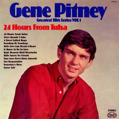 Gene Pitney 24 Hours From Tulsa vinyl LP album (LP record) UK GPTLPHO488083