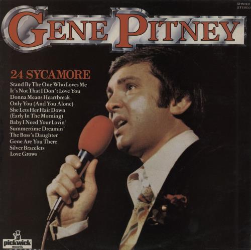 Gene Pitney 24 Sycamore vinyl LP album (LP record) UK GPTLPSY758933