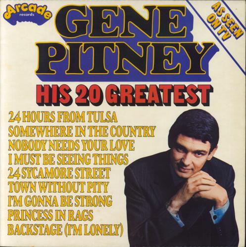 Gene Pitney His 20 Greatest vinyl LP album (LP record) UK GPTLPHI552411