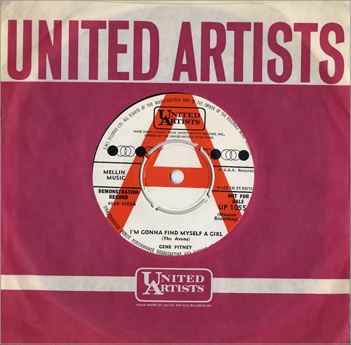 Gene Pitney I'm Gonna Find Myself A Girl 7" vinyl single (7 inch record / 45) UK GPT07IM478786