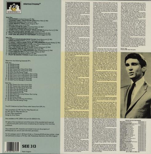 Gene Pitney The EP Collection vinyl LP album (LP record) UK GPTLPTH753459