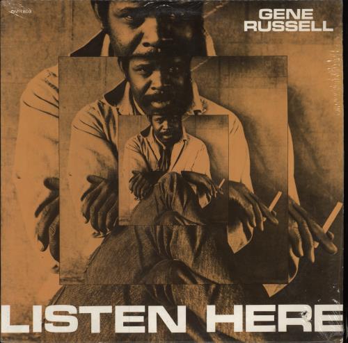 Gene Russell Listen Here vinyl LP album (LP record) UK 39OLPLI780930