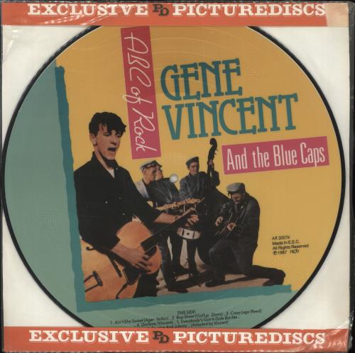Gene Vincent ABC Of Rock picture disc LP (vinyl picture disc album) Danish GNVPDAB706530