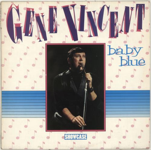Gene Vincent Baby Blue vinyl LP album (LP record) UK GNVLPBA704493
