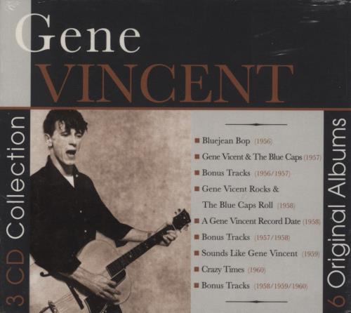 Gene Vincent Gene Vincent - 3 CD Collection / 6 Original Albums - Sealed 3-CD album set (Triple CD) UK GNV3CGE834800