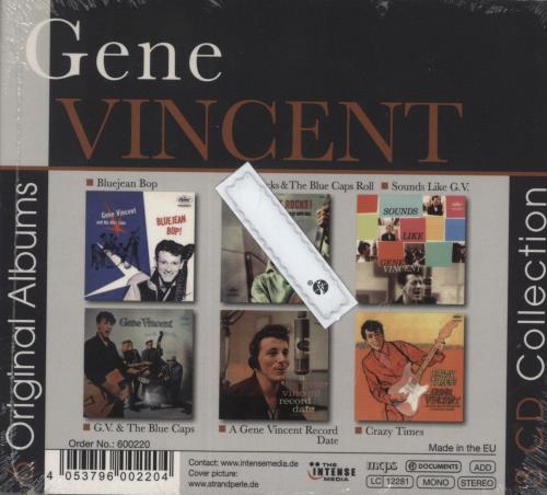 Gene Vincent Gene Vincent - 3 CD Collection / 6 Original Albums - Sealed 3-CD album set (Triple CD) UK GNV3CGE834800