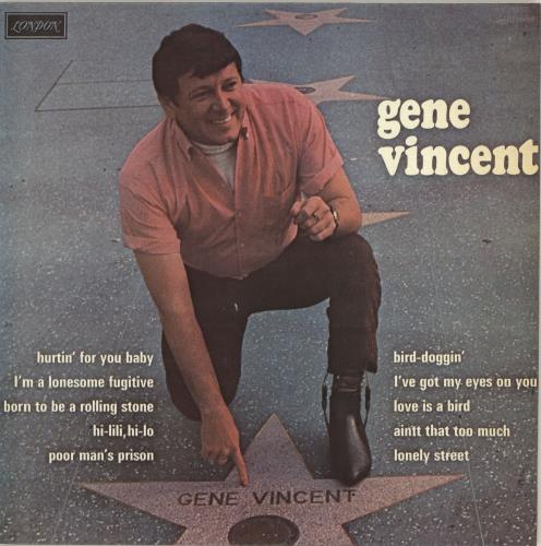 Gene Vincent Gene Vincent vinyl LP album (LP record) Belgian GNVLPGE691906