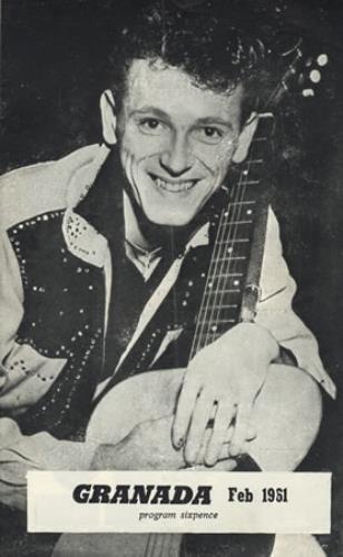 Gene Vincent Granada Feb 1961 tour programme UK GNVTRGR394202