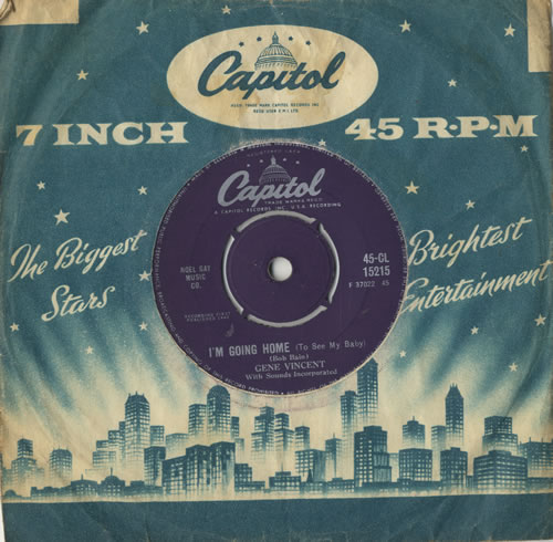 Gene Vincent I'm Going Home (To See My Baby) 7" vinyl single (7 inch record / 45) UK GNV07IM511611