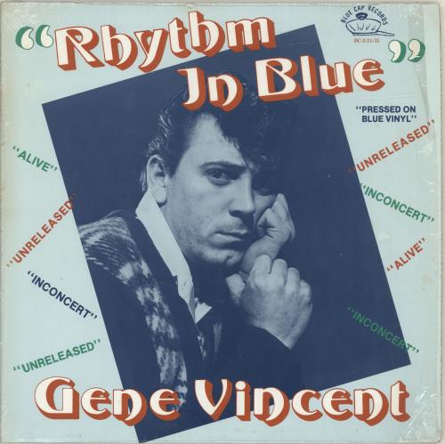 Gene Vincent Rhythm In Blue vinyl LP album (LP record) Canadian GNVLPRH691907