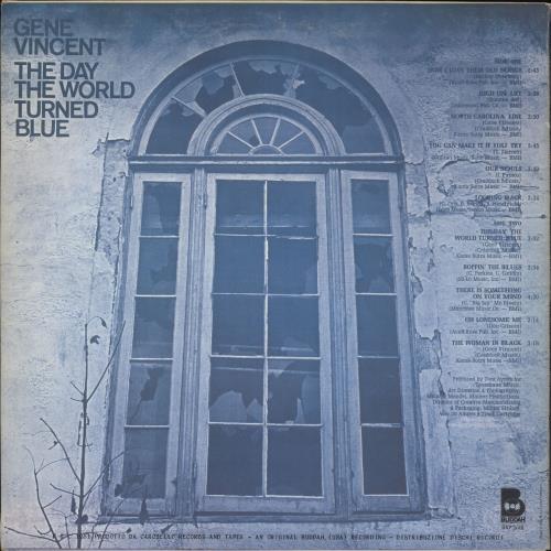 Gene Vincent The Day The World Turned Blue vinyl LP album (LP record) Italian GNVLPTH719036