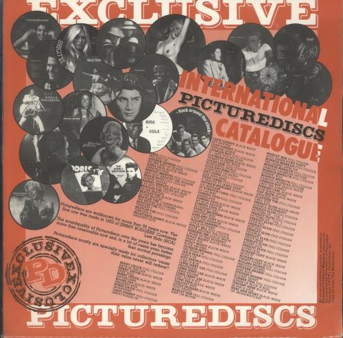 Gene Vincent Vincent Blues picture disc LP (vinyl picture disc album) Danish GNVPDVI706531