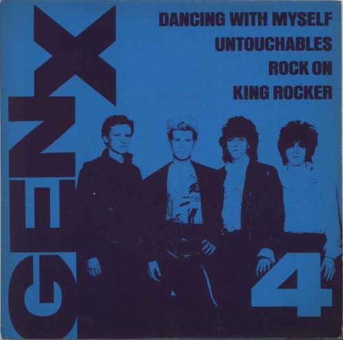 Generation X 4 EP - Clear Vinyl + Sleeve 7" vinyl single (7 inch record / 45) UK GEX07EP89663