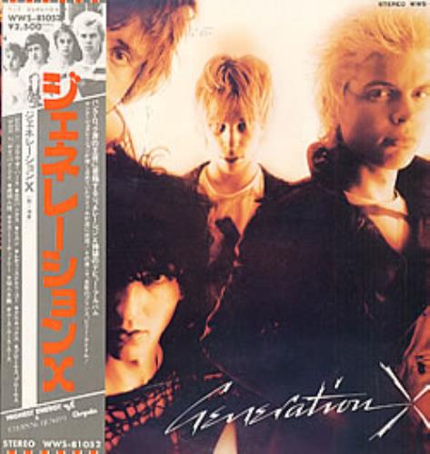 Generation X Generation X vinyl LP album (LP record) Japanese GEXLPGE229232