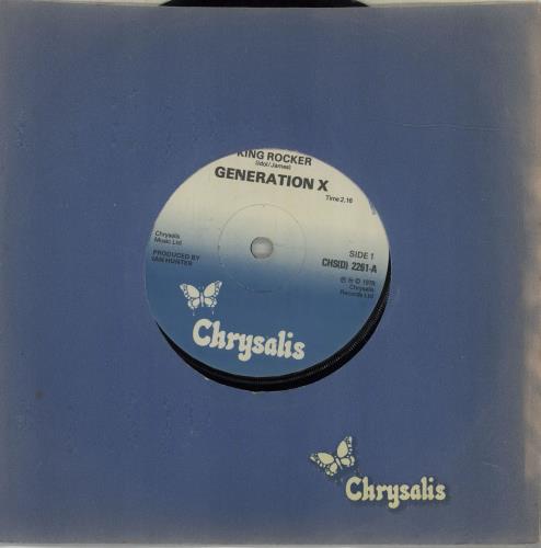 Generation X King Rocker 7" vinyl single (7 inch record / 45) UK GEX07KI676896