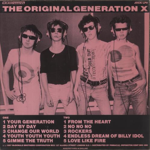 Generation X The Original Generation X vinyl LP album (LP record) UK GEXLPTH444906