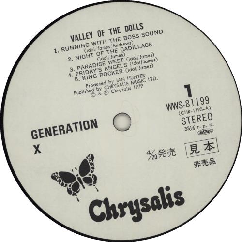 Generation X Valley Of The Dolls + Double Obi vinyl LP album (LP record) Japanese GEXLPVA543002