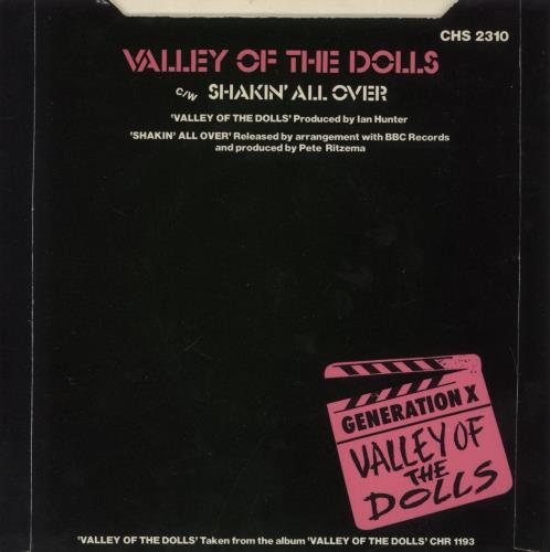 Generation X Valley Of The Dolls - Brown Marbled Vinyl 7" vinyl single (7 inch record / 45) UK GEX07VA81053